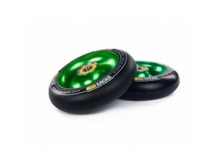 Колесо для трюкового самоката Eagle Core Green / Black PU 110 мм