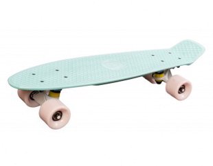 Мини круизер Fish Skateboard 22 пастельный мятно-розовый