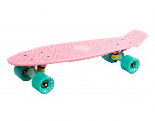 Мини круизер Fish Skateboard 22 розово-мятный