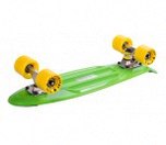 Мини круизер Fish Skateboard 22 зелено-желтый