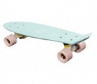 Мини круизер Fish Skateboard 22 пастельный мятно-розовый