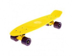 Мини круизер Fish Skateboard 22 желтый purple