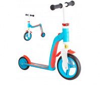 Беговел-самокат Scoot&Ride Highway Baby 2 в 1 голубой с красным